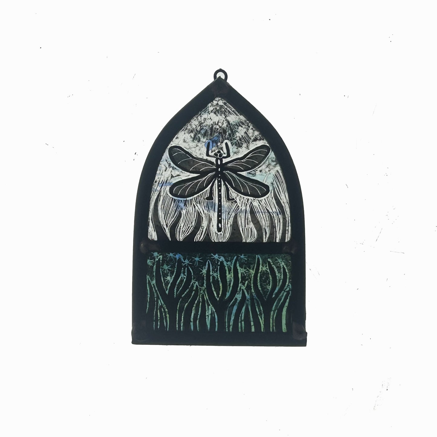 Dragonfly Small Stained Glass Arch,Small