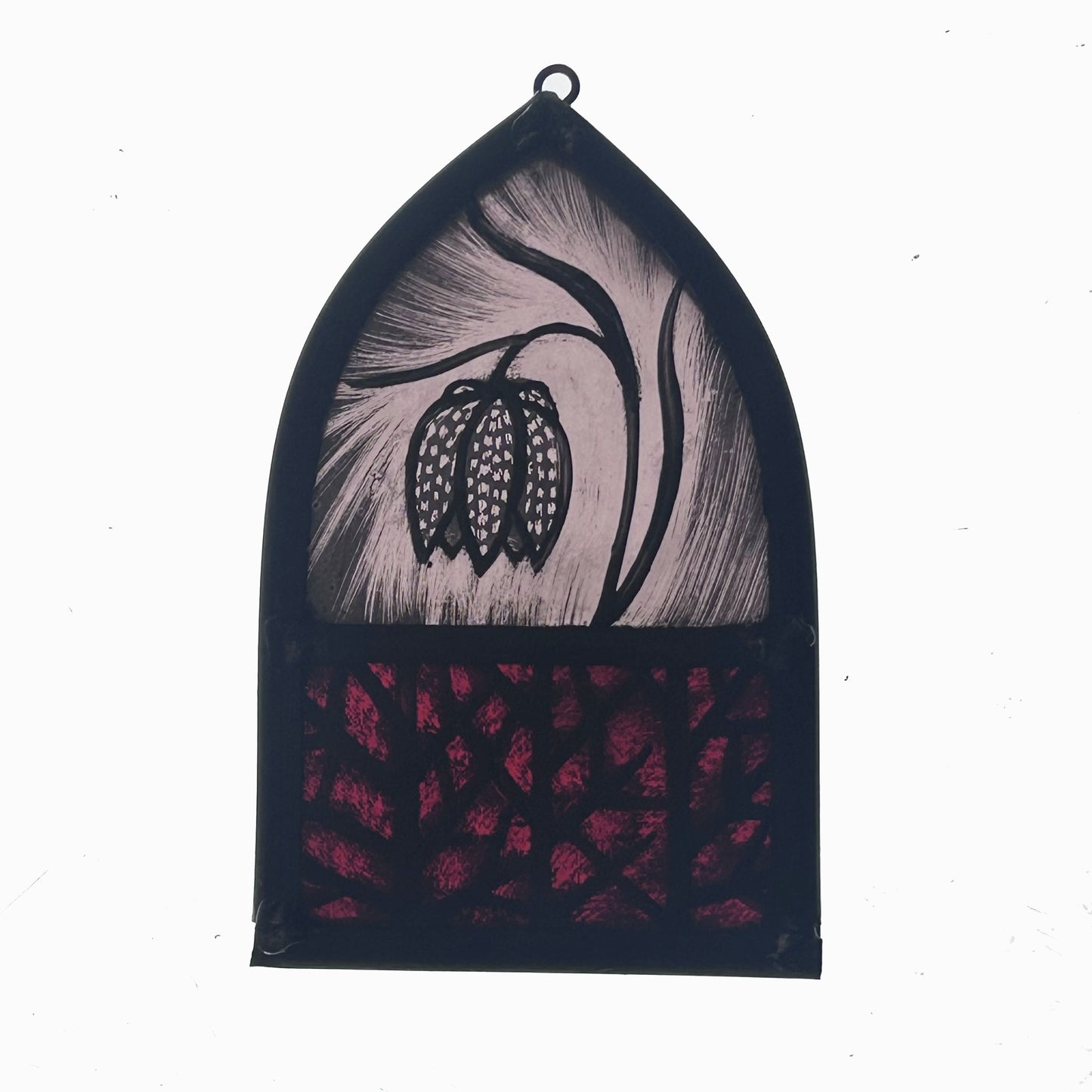 Fritillary Stained Glass Arch, Small