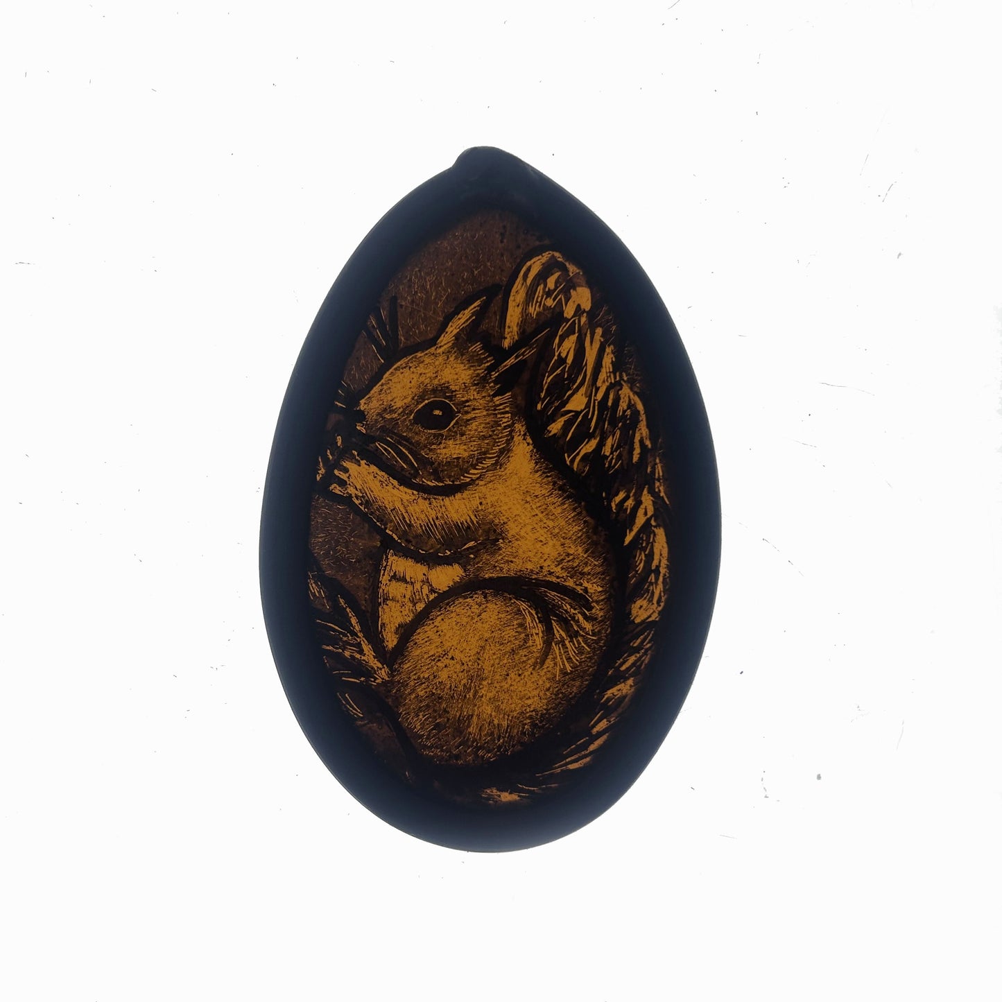 Red Squirrel Stained Glass Miniature
