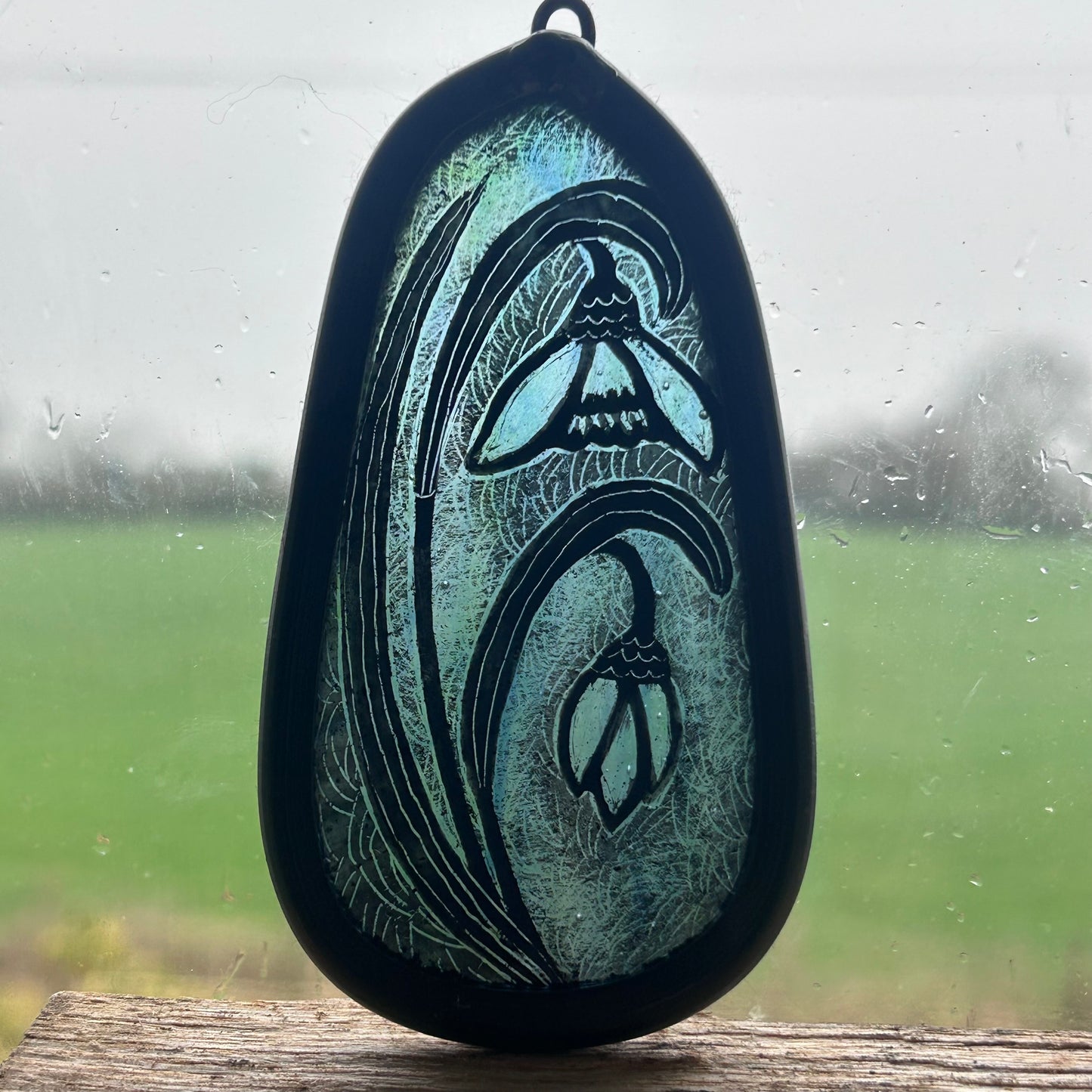 Snowdrop 3 Stained Glass Miniature