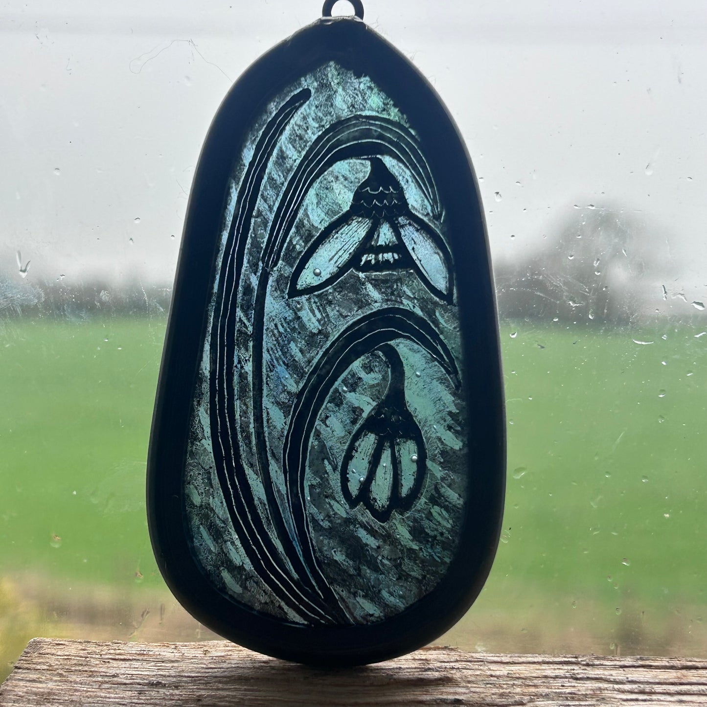 Snowdrop 1 Stained Glass Miniature