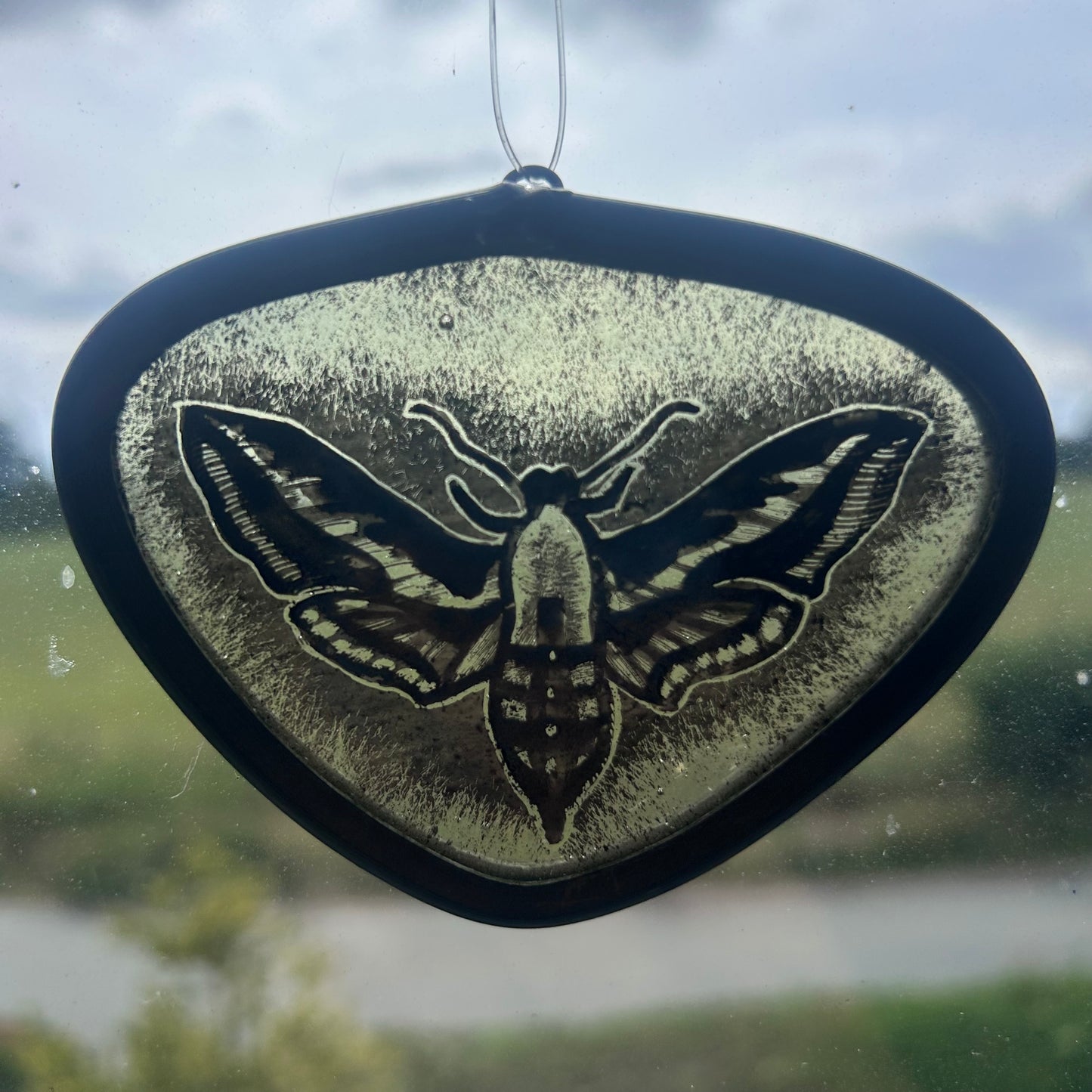 Moth Stained Glass Miniature