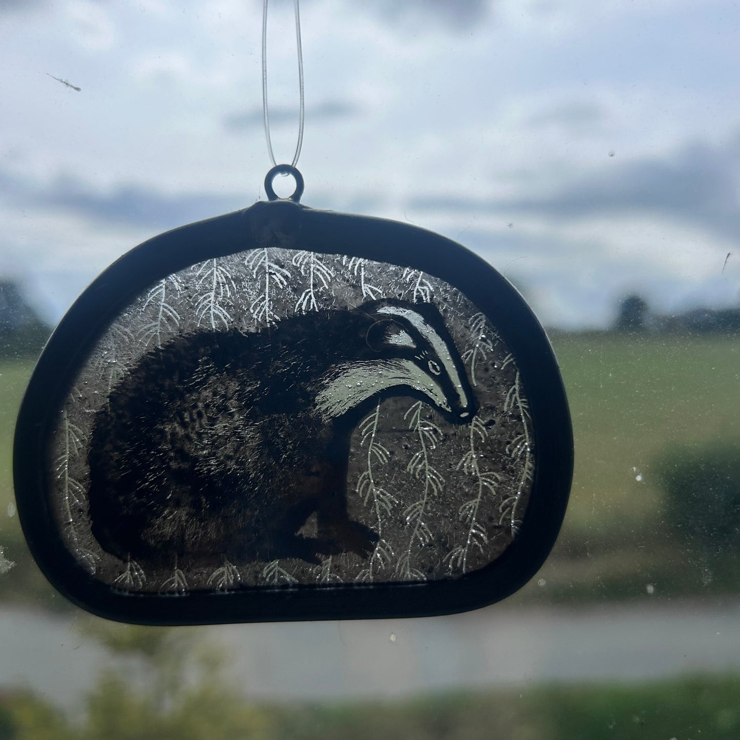 Badger Stained Glass Miniature