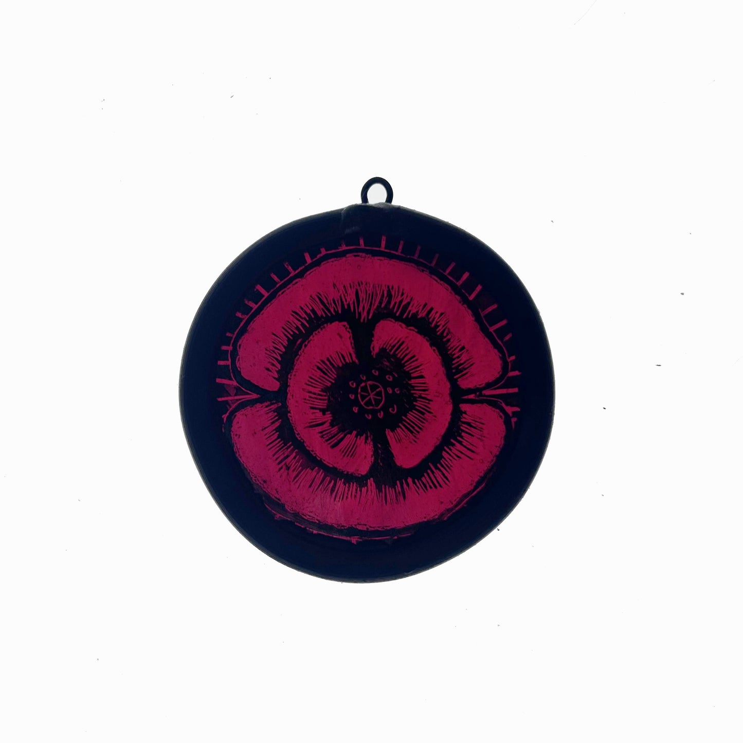 Poppy Stained Glass Miniature