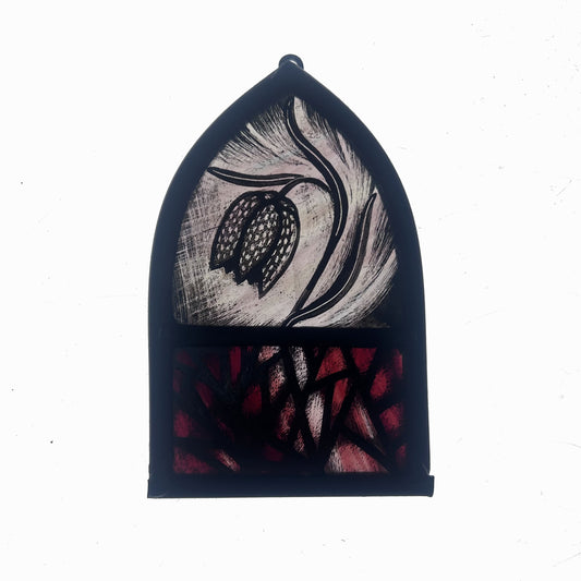 Fritillary Stained Glass Arch, Small