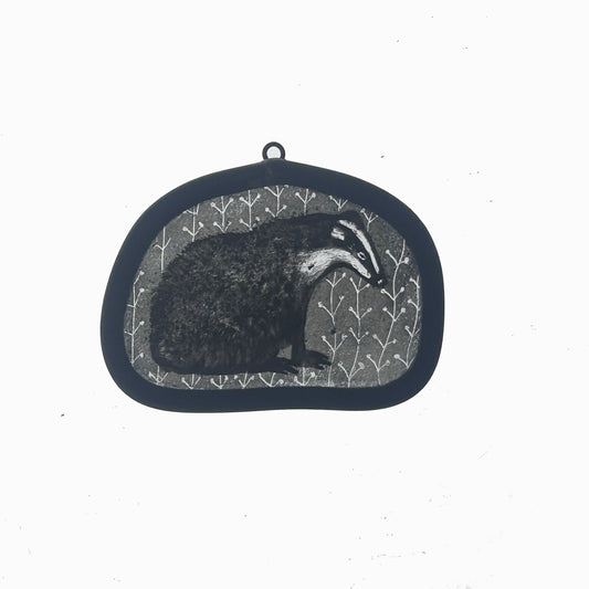 Badger Stained Glass Miniature