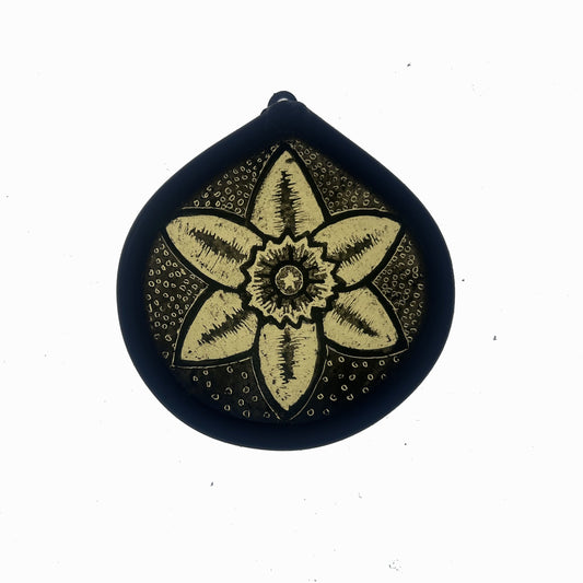 Daffodil 2 Stained Glass Miniature