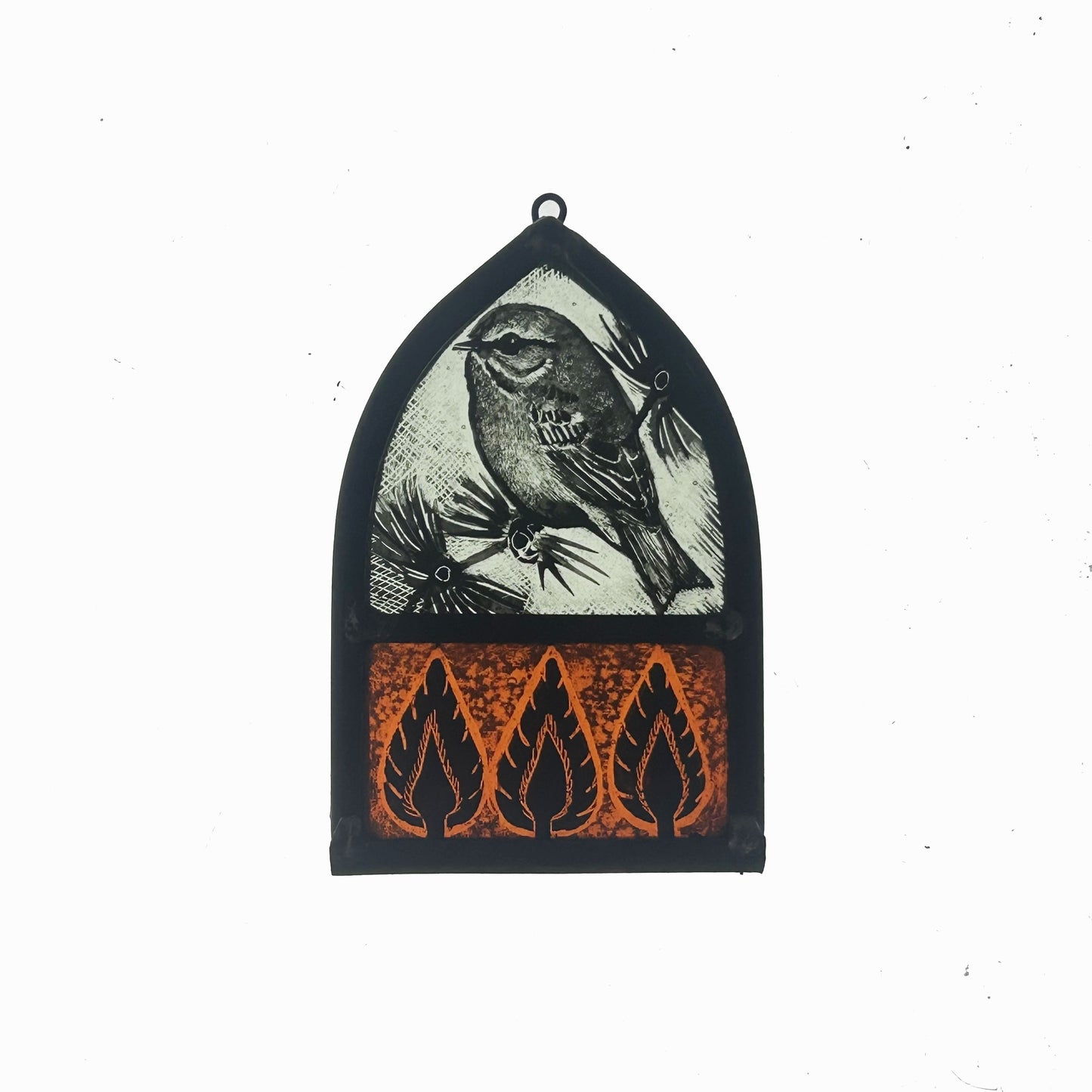 Firecrest  Stained Glass Arch, Small