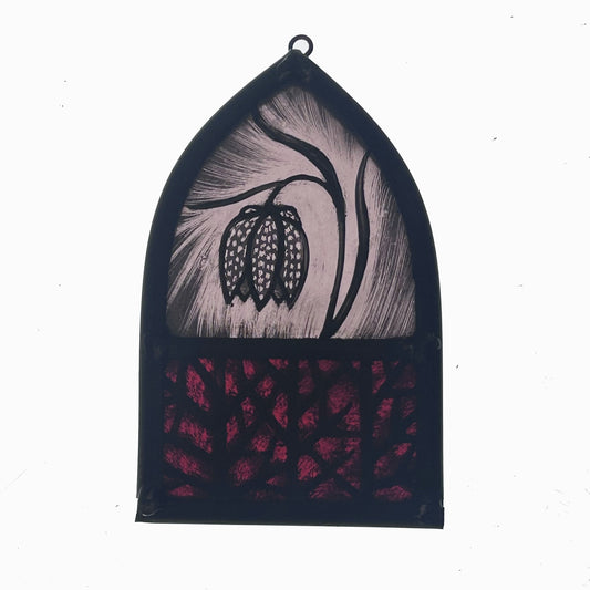 Fritillary Stained Glass Arch, Small