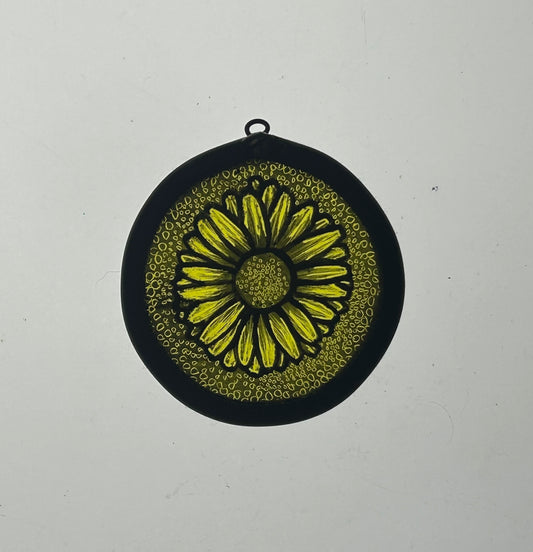 Sunflower Yellow Stained Glass Miniature (Copy)