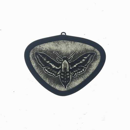 Moth Stained Glass Miniature