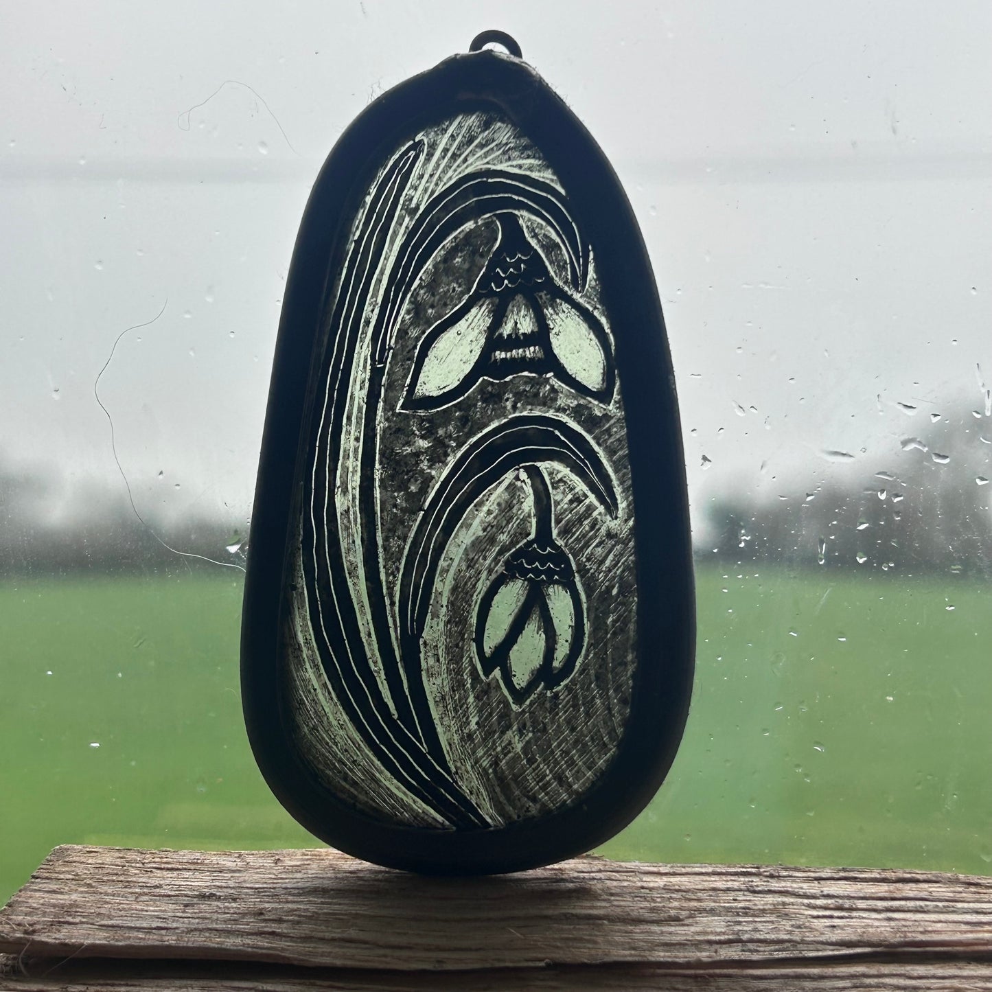 Snowdrop 4 Stained Glass Miniature