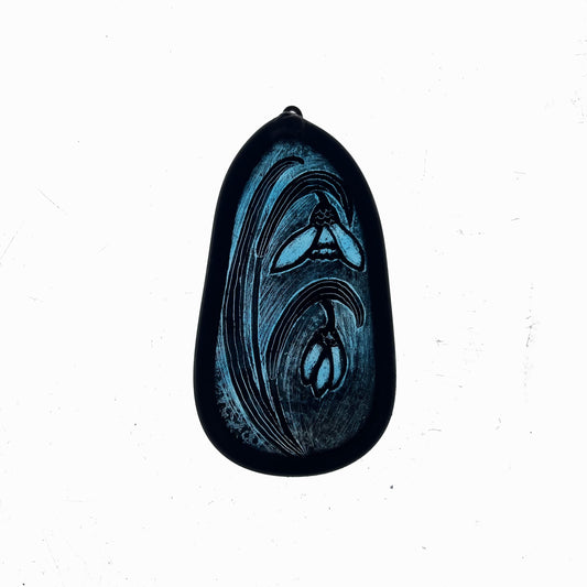 Snowdrop 2 Stained Glass Miniature