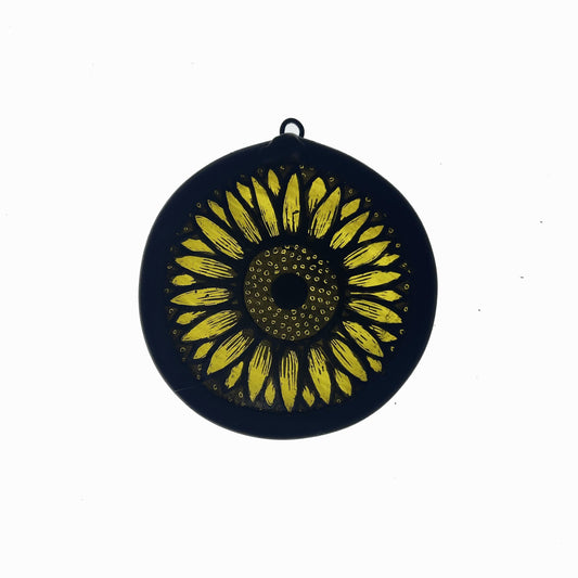 Sunflower Yellow Stained Glass Miniature