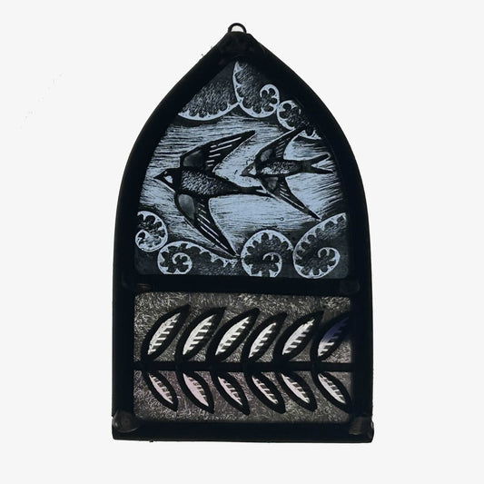 Swallows and Clouds Stained Glass Arch, Small